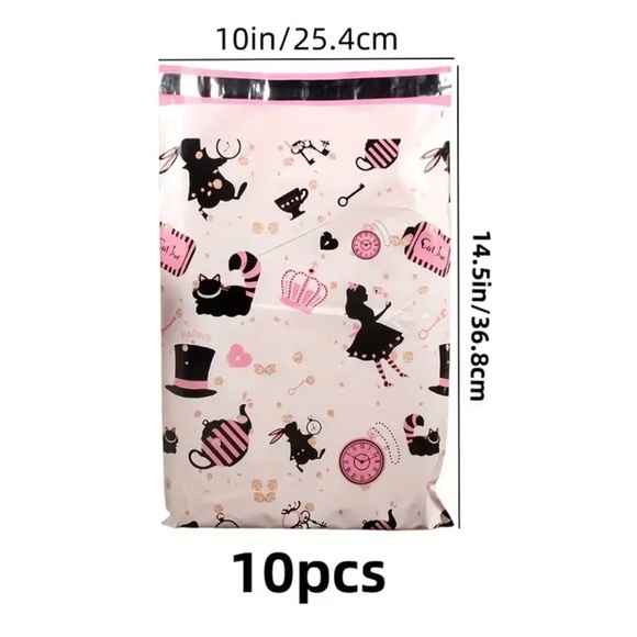 10Count-10x13 inch polyethylene envelope Alice NIP - Picture 2 of 4